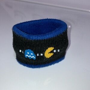Pac-Man wrist band 80s retro sweatband ghosts pellets power pills arcade game